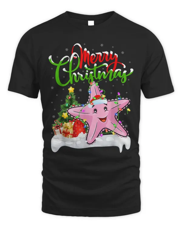 Starfish Lover Xmas Decorations Santa Starfish Christmas