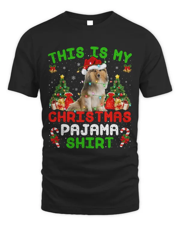Dog Shetland This Is My Christmas Pajama Shetland Sheepdog Christmas 3