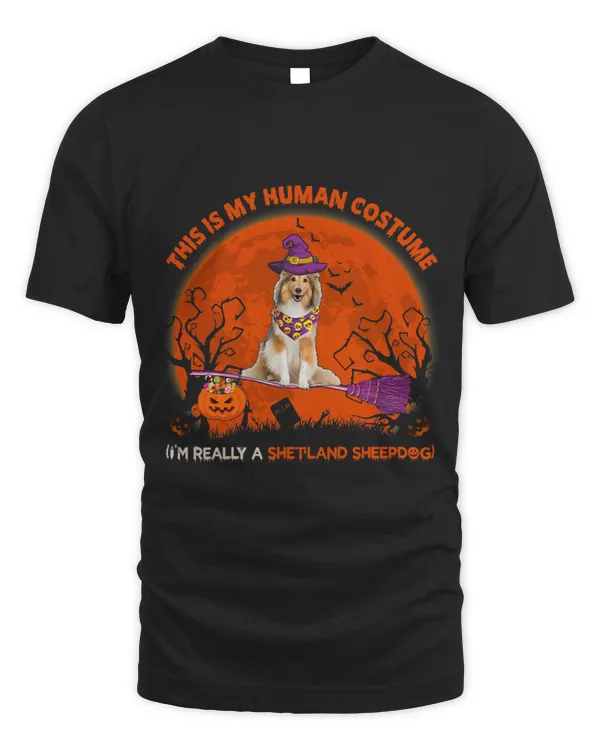Dog Shetland This Is My Human Costume Im Really A Shetland Sheepdog 3