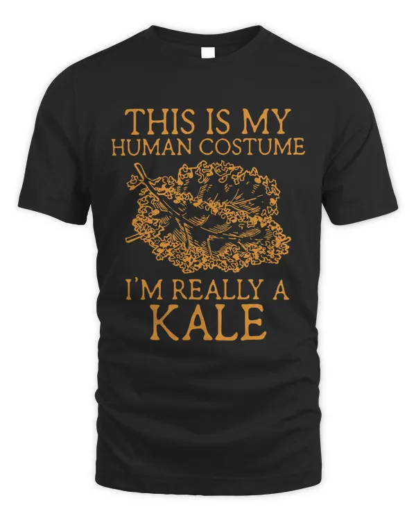 Vintage This is My Human Costume Im Really A Kale