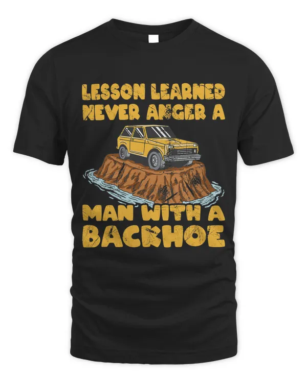 Excavator Ex Operator Vintage Digger Builder Funny Excavator