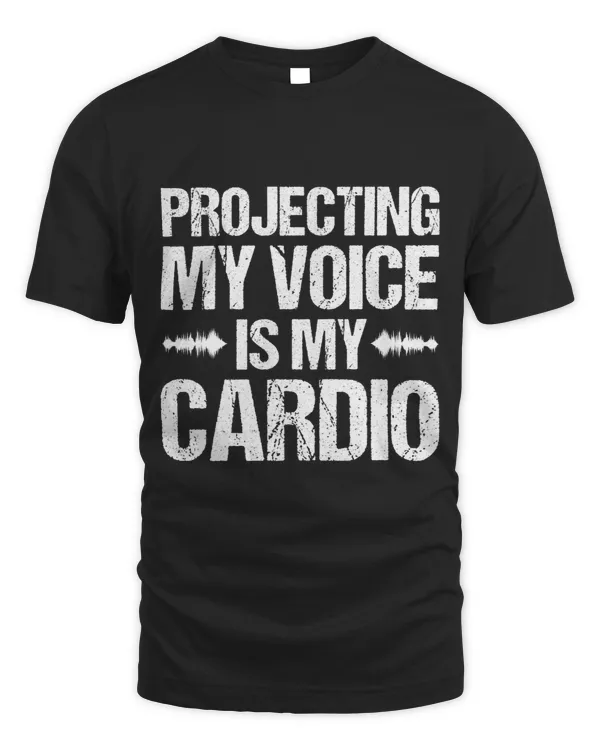 Funny Opera Singer Projecting my voice is my cardio