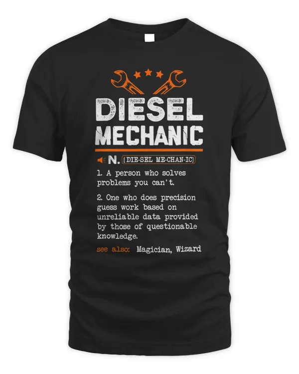 Funny Diesel Mechanic Meaning Definition Noun Gift for Men