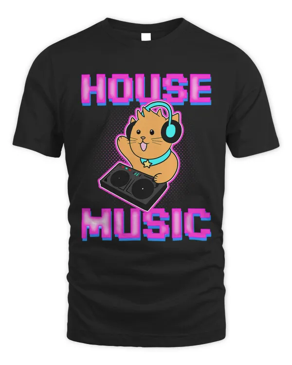 House Music Design Cat DJ