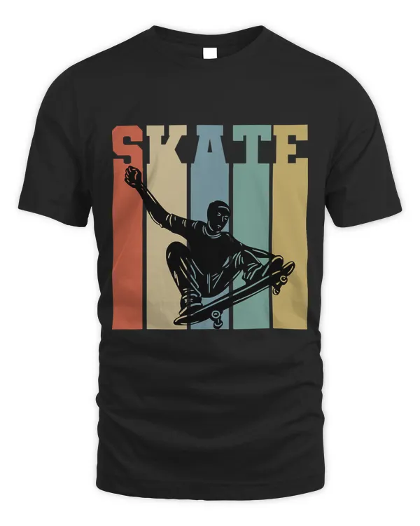Skateboarding Man Retro Skate Hobby Sport Lover Skater Gift