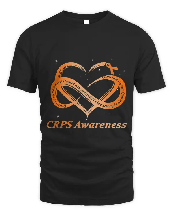 CRPS Awareness Chronic Pain Orange Ribbon RSD CRPS Warrior