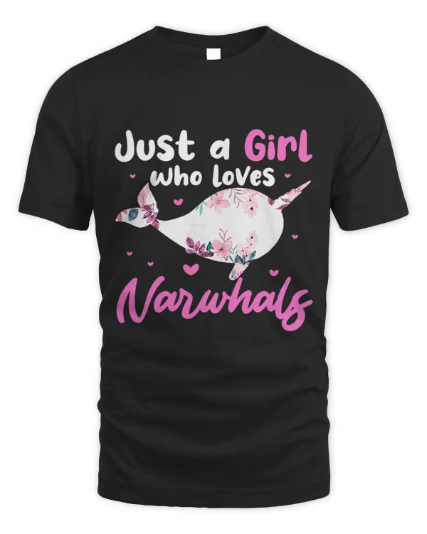 Narwhal Lover Just A Girl Who Loves Narwhals Narwhal Lover