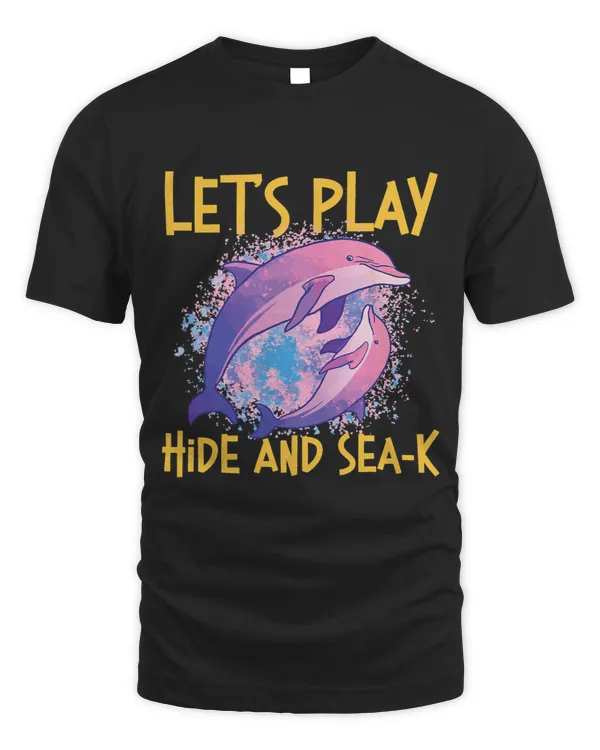 Dolphin Lover Lets Play Hide And Seak
