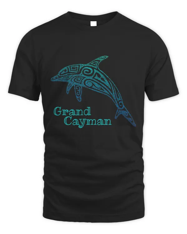Dolphin Lover Retro Tribal Dolphin Grand Cayman Islands Vintage Beach