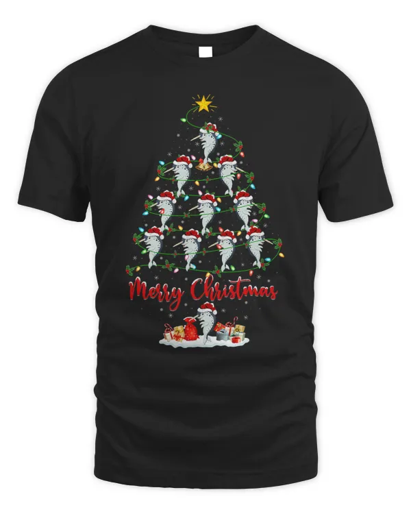 Narwhal Lover Xmas Matching Santa Narwhal Christmas Tree