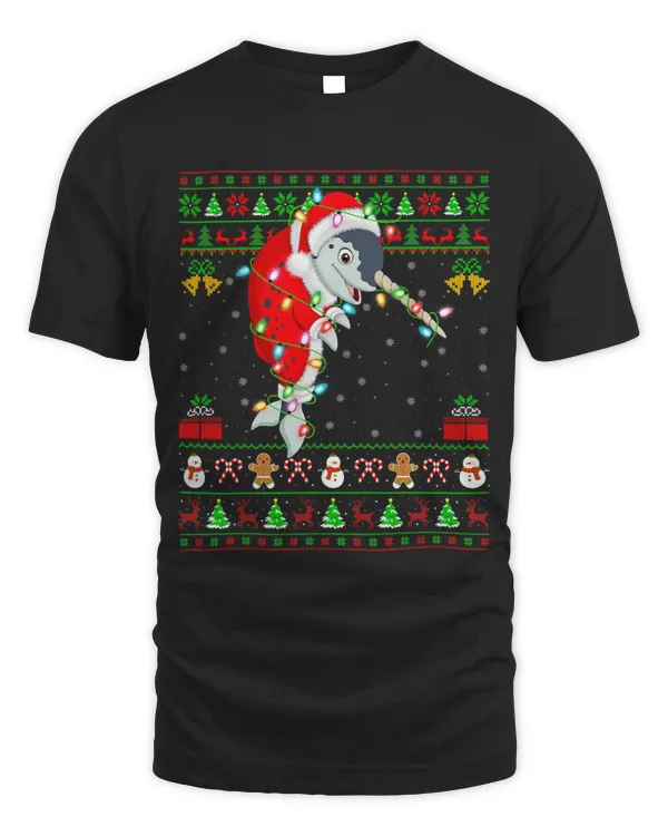 Narwhal Lover Xmas Matching Santa Ugly Narwhal Christmas