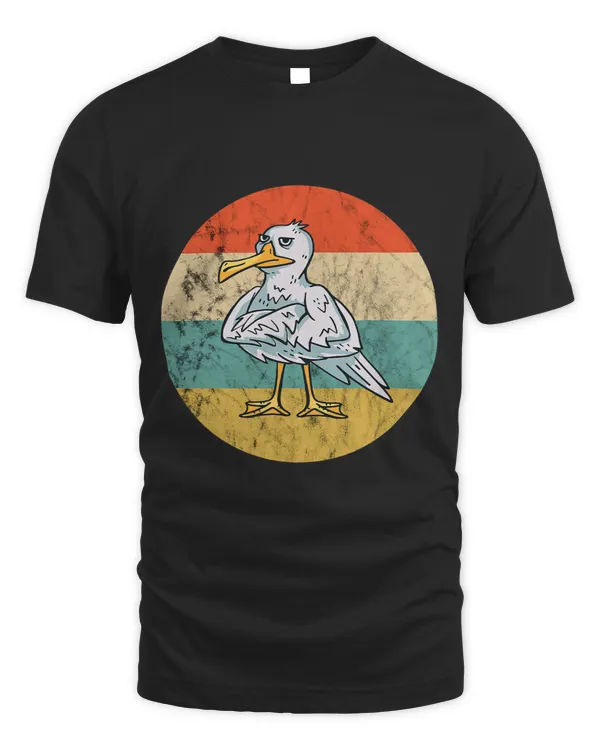 Seagull Lover Vintage Retro Seabird Harbour Albatros Seagull Lover