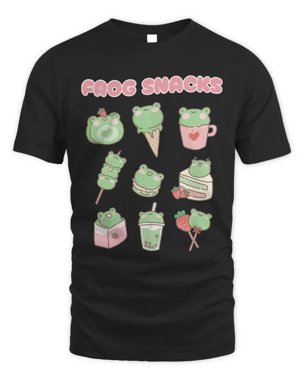 Frogs Funny Frog Snacks Cute Kawaii Aesthetic