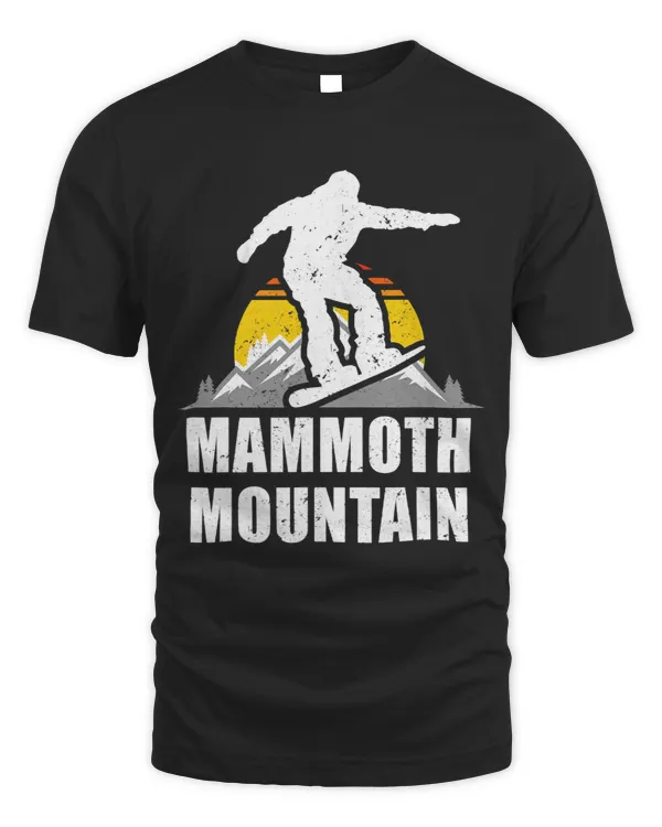 Mens Mammoth Mountain Shirt Snowboarding Mens Snowboard tshirt