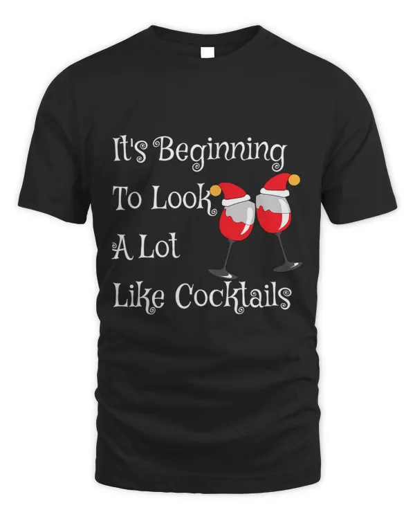 Funny Christmas Cocktails Party Drinking Holiday Bartender