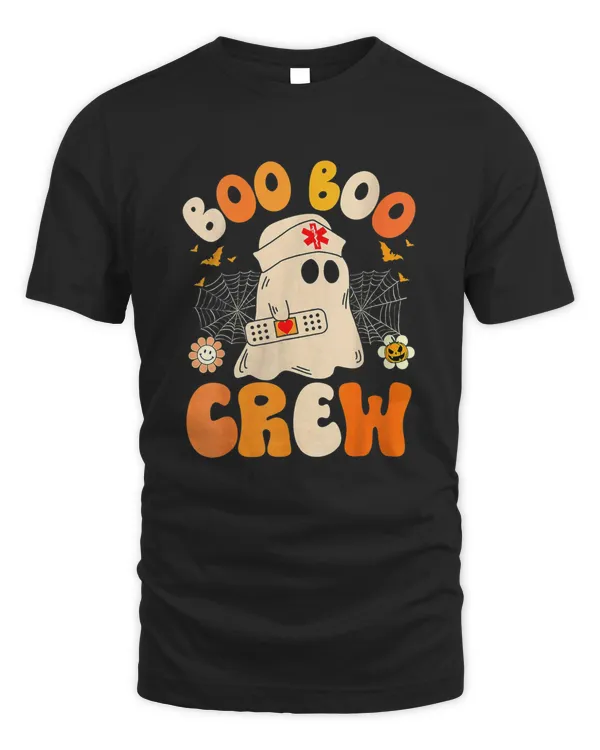 Groovy Boo Boo Crew Nurse Funny Ghost Halloween Nurse Shirt