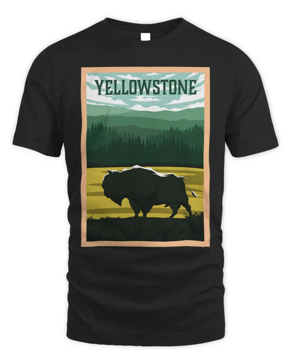 Yellowstone National Park bison buffalo souvenir
