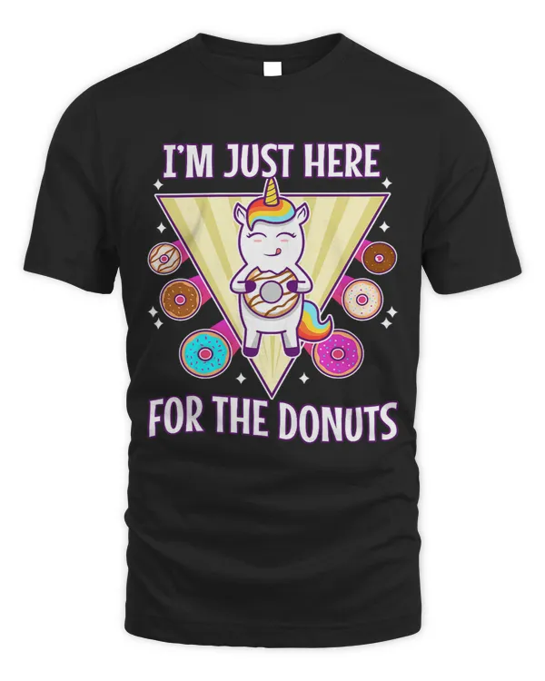 Womens Im just here for the donuts 2