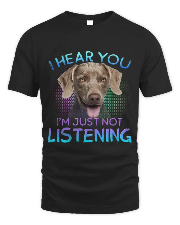 Weimaraner I hear you not listening