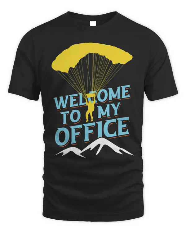 Welcome To My Office Paraglider Paragliding Parachute 2
