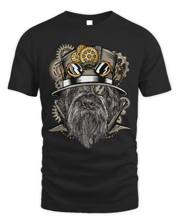 Wirehaired Pointing Griffon Dog Steampunk