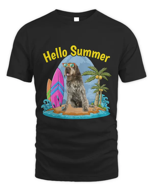 Wirehaired Pointing Griffon Hello Summer Dog Lover Vacation