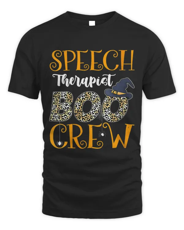 Womens Speech Therapist Boo Crew Halloween Boo Ghost Costume