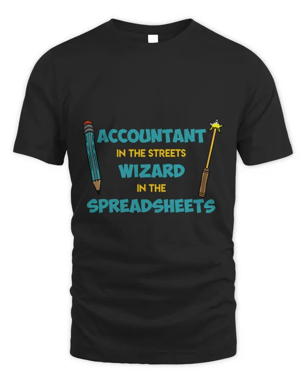 Wizards In The Spreadsheets Auditor Saying Pun Employee Gift