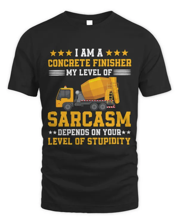 Mens Sarcastic Concrete Finisher Saying Cement Mixer