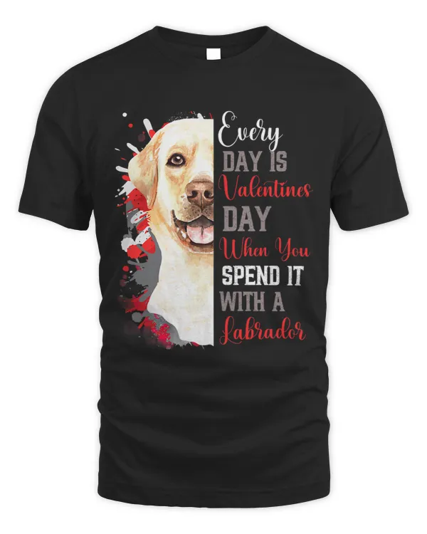 Womens Valentines Day Blonde Labrador Mom Mother Doggy Mum Mummy