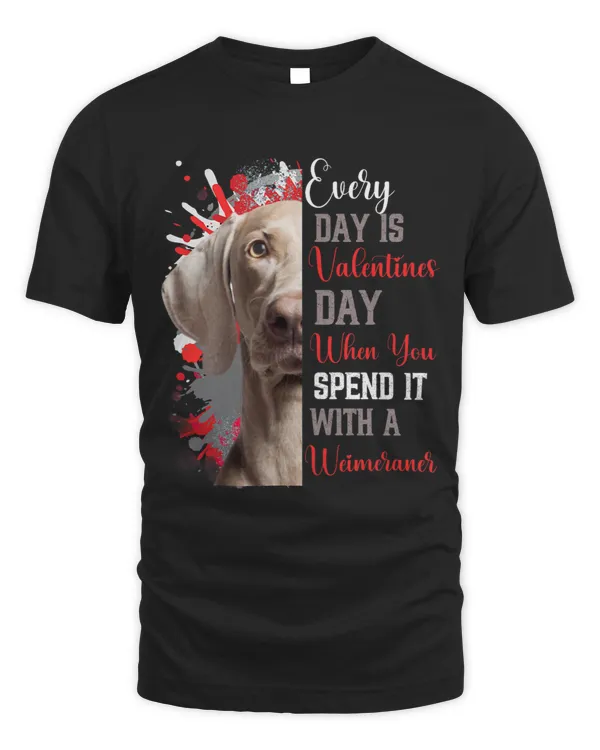 Womens Valentines Day Weimeraner Mom Mother Lover Weimaraner Puppy
