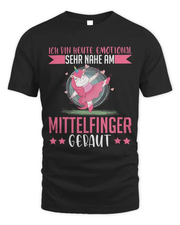 Ich bin heute emotional very close to the middle finger