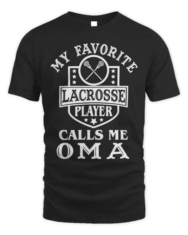 Womens My Favorite Lacrosse Player Calls Me Oma Outfit Lacrosse