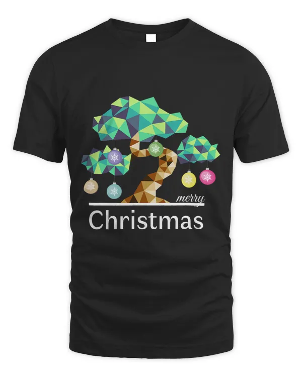 Merry Christmas Tree Modern Cool Bonsai Christmas Tree