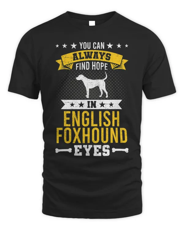 You Can Always Find Hope in English Foxhound Dog Eyes