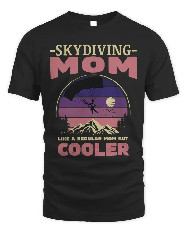 Womens Funny Parachuting Lover Graphic Women and Moms Paragliding 2