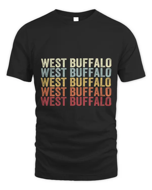 West Buffalo Pennsylvania West Buffalo PA Retro Vintage Text