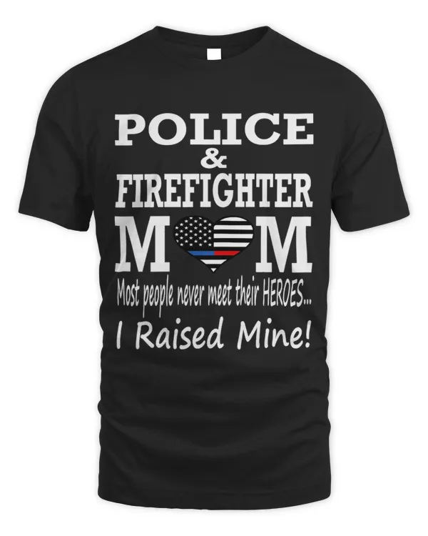 Womens Police Officer Firefighter Fireman Mom Mother.