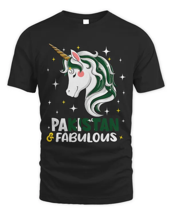 Womens Girl Pakistanis Pakistan Flag Unicorn Women
