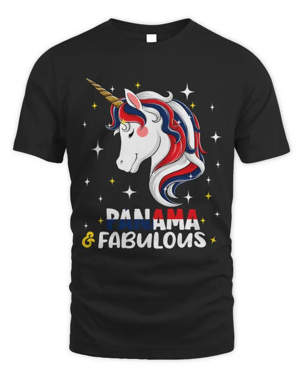 Womens Girl Panamanian Panama Flag Unicorn Women