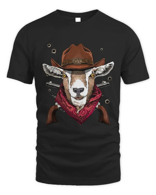 Western Cowboy Goat Country Music Rodeo Howdy Animal Farmer