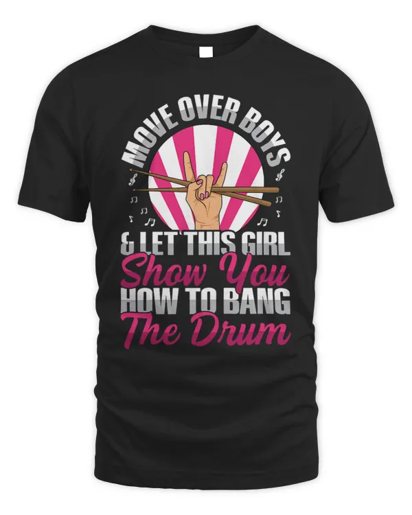 Womens Quad Drums Marching Band Design for a Tenor drummer girl
