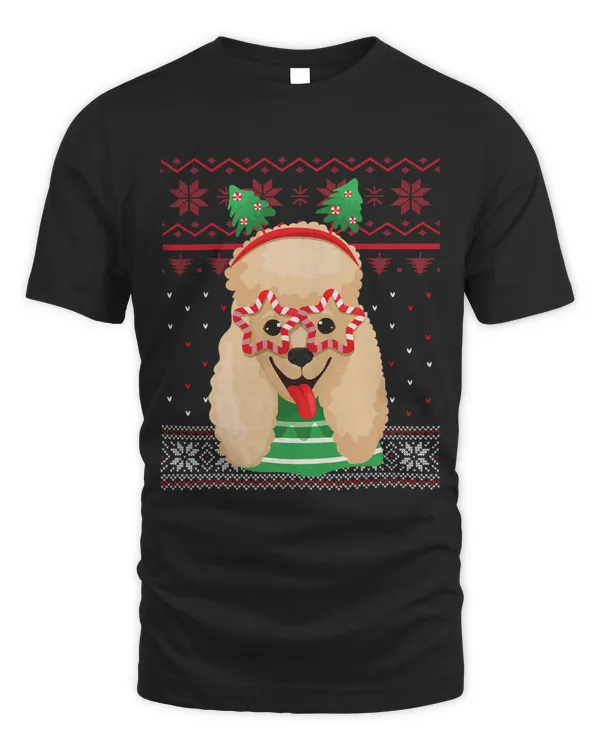 Xmas Poodle Dog Santa Ugly Christmas