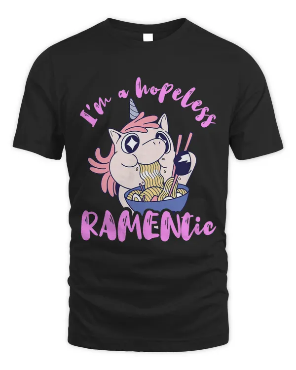 Im A Hopeless Ramentic Unicorn Pun Japanese Ramen Noodles