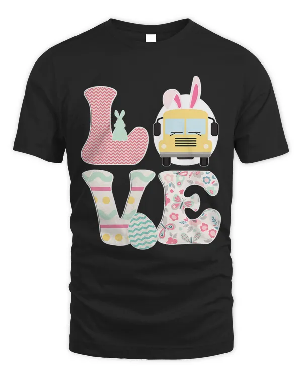Love Bus Driver Easter Bunny Bus Driving Easter Day 1