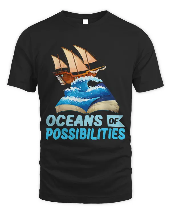 Oceans of Possibilities Summer Reading 2022, Librarian T-Shirt