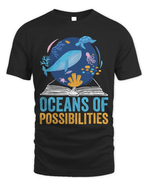 Oceans of Possibilities Summer Reading 2023 Librarian T-Shirt (3)