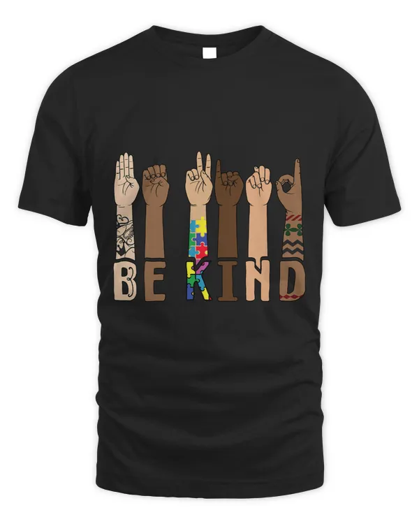 ASL Be Kind Sign Language Hand Talking Teachers Interpreter ASL 7