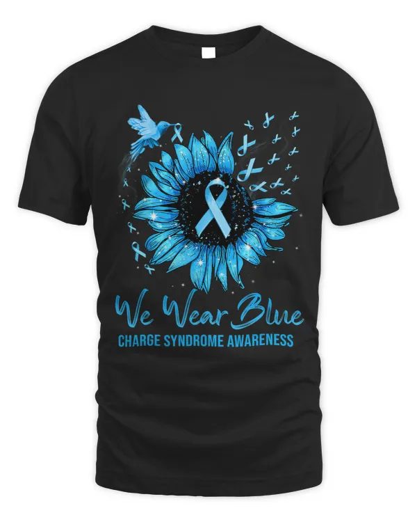 Charge Syndrome Warrior We Wear Pink Charge Syndrome Awareness Sunflower