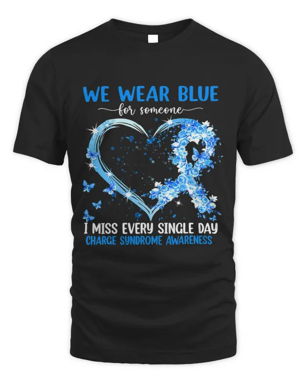 Charge Syndrome Warrior We Wear Pink For Charge Syndrome Awareness Heart Ribbon